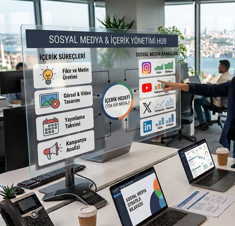 Sosyal & İçerik görseli